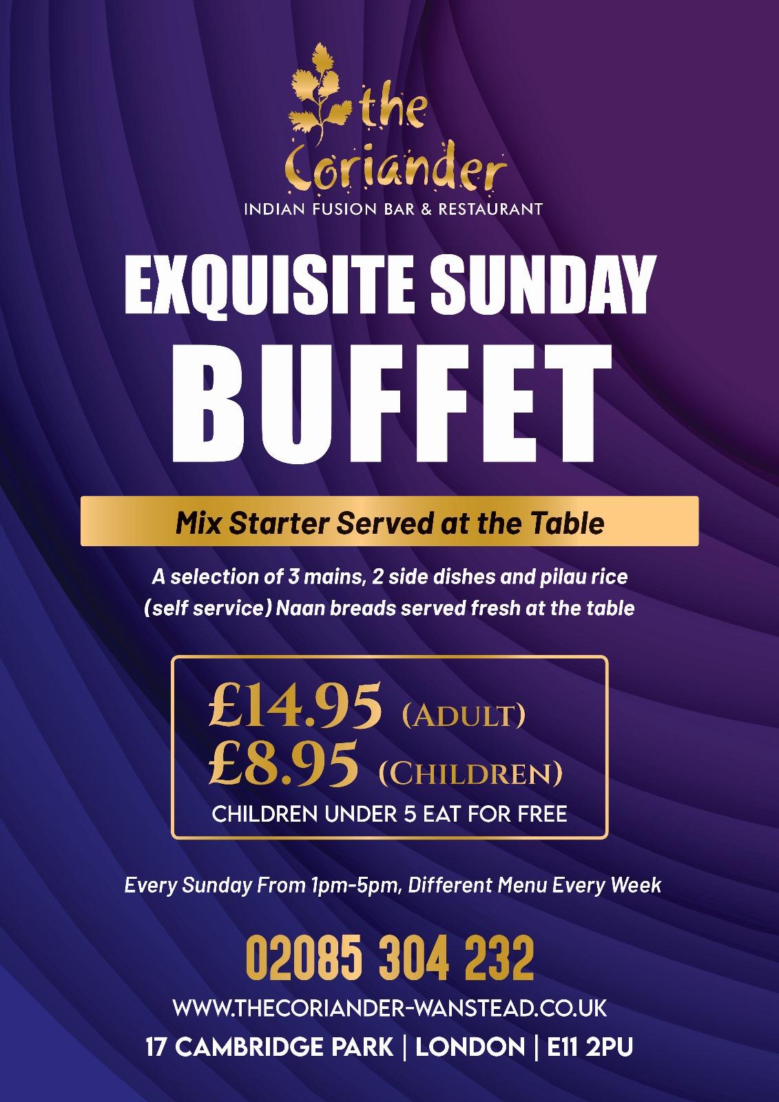 Exquisite Sunday Buffet